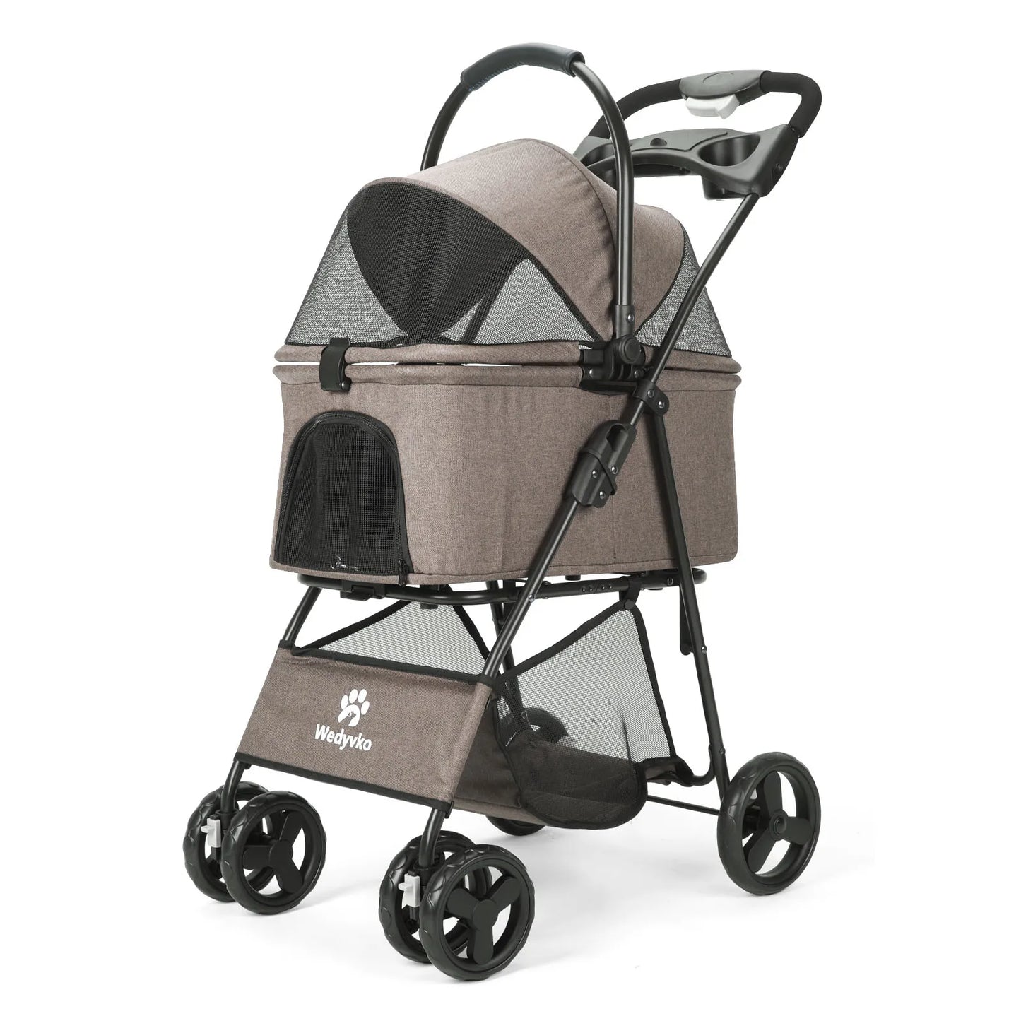 3 In 1 Pet Stroller Removable Carrier All Terrain Waterproof