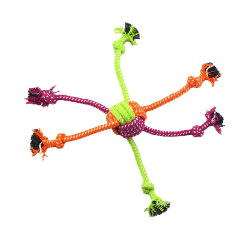 Durable Dog Rope Toy for Teeth Cleaning and Interactive Chewing