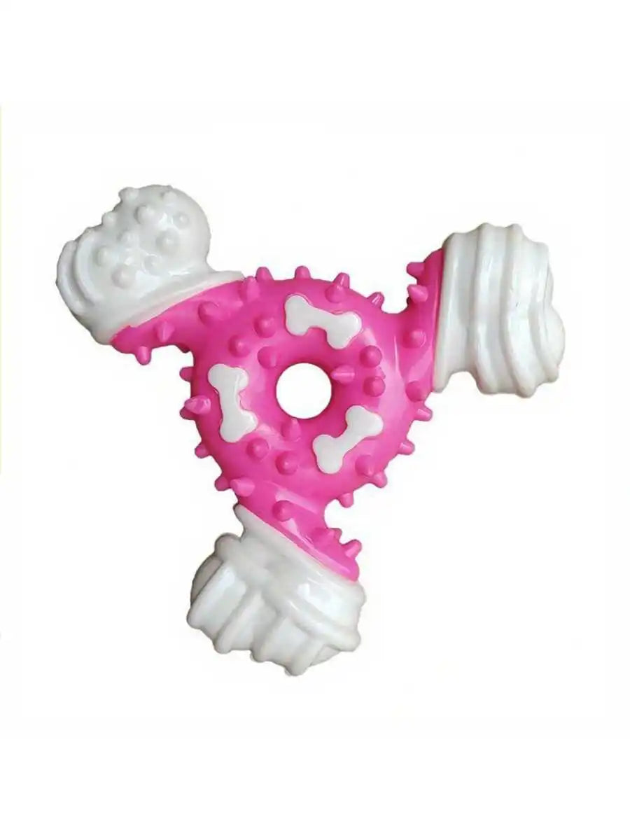 Durable Dog Chew Toy For Teeth Cleaning With Interactive Puzzle
