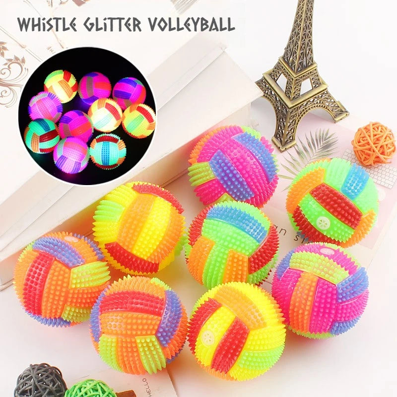 Glowing LED Ball Dog Toy for Puppies and Cats Interactive