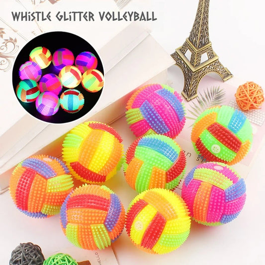 Glowing LED Ball Dog Toy for Puppies and Cats Interactive