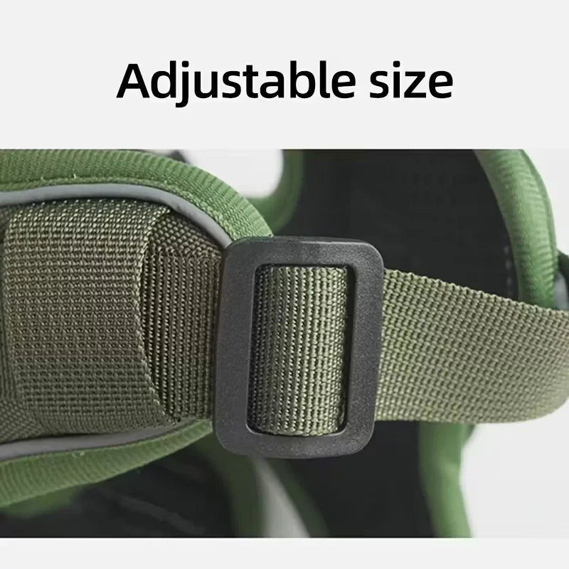 Heavy-Duty Dog Harness With Anti-Slip Padding And Front Connector