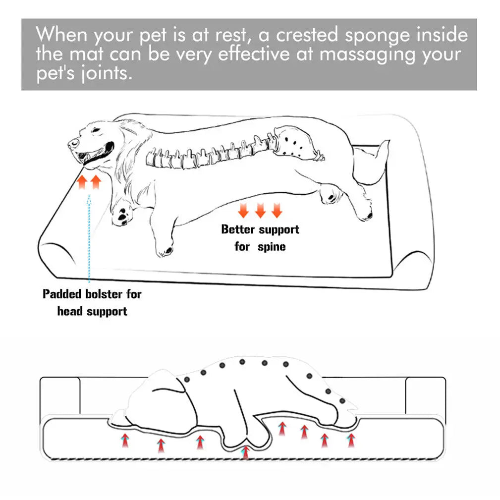 BINGOPAW Orthopedic Dog Bed With Removable Cover Cushion