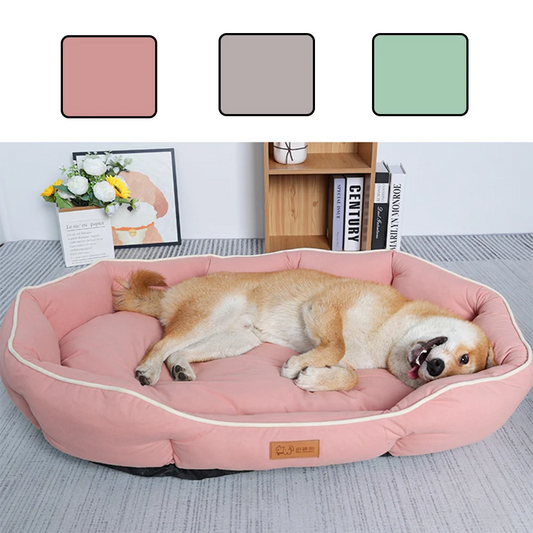 Pet Corduroy Sofa Bed Dogs Cats Cushion Mat Cozy Deluxe