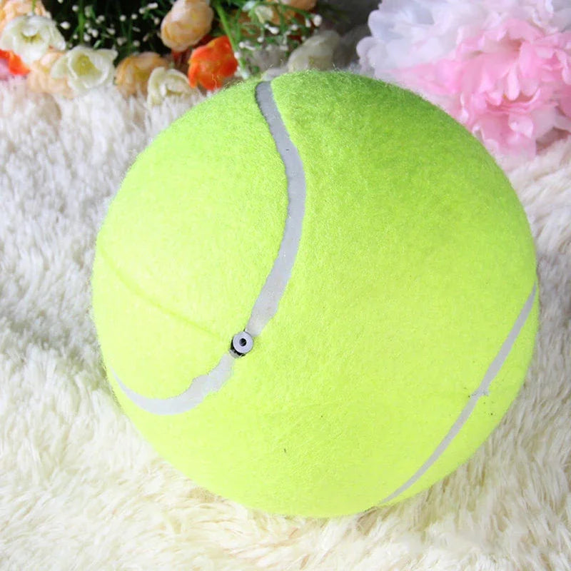 Shunmaii Dog Tennis Ball Inflatable Chew Toy For Interactive Play