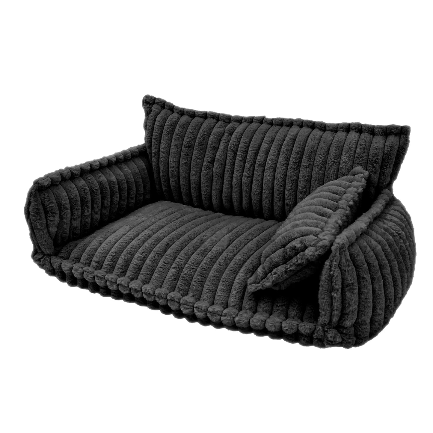 Pet Couch With Removable Washable Cover Plush Bed For Cats And Dogs