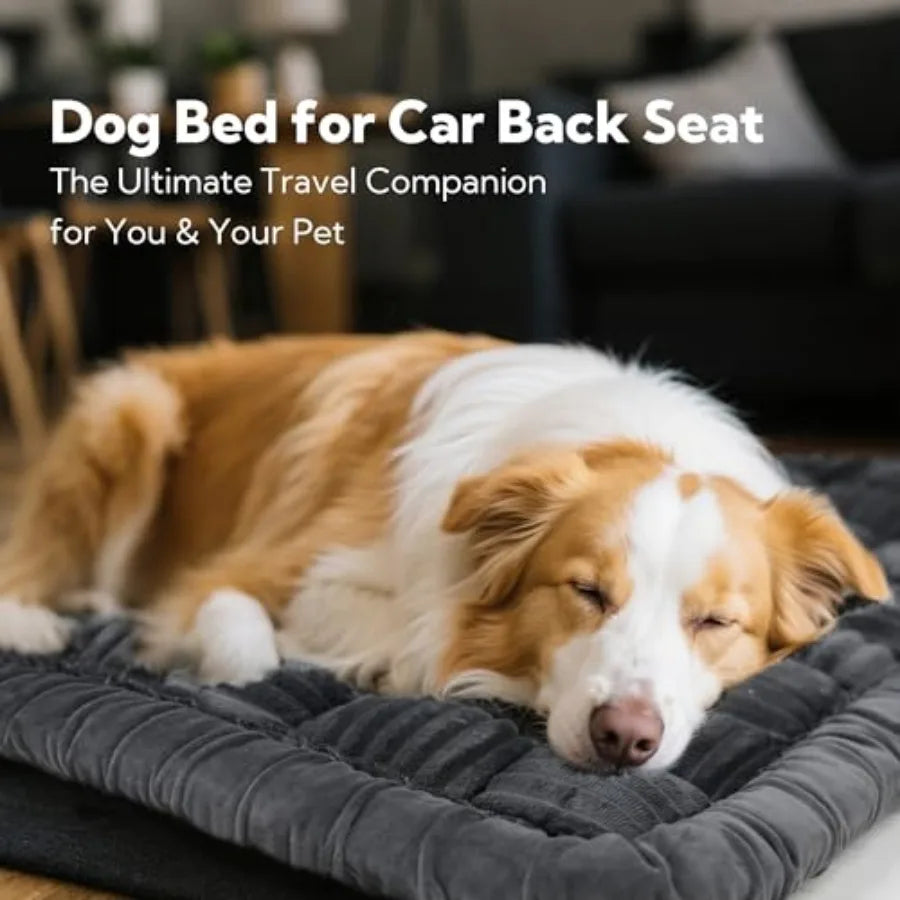 Backseat Pet Bed Mat for Car Non Slip Travel Dog Seat Cover