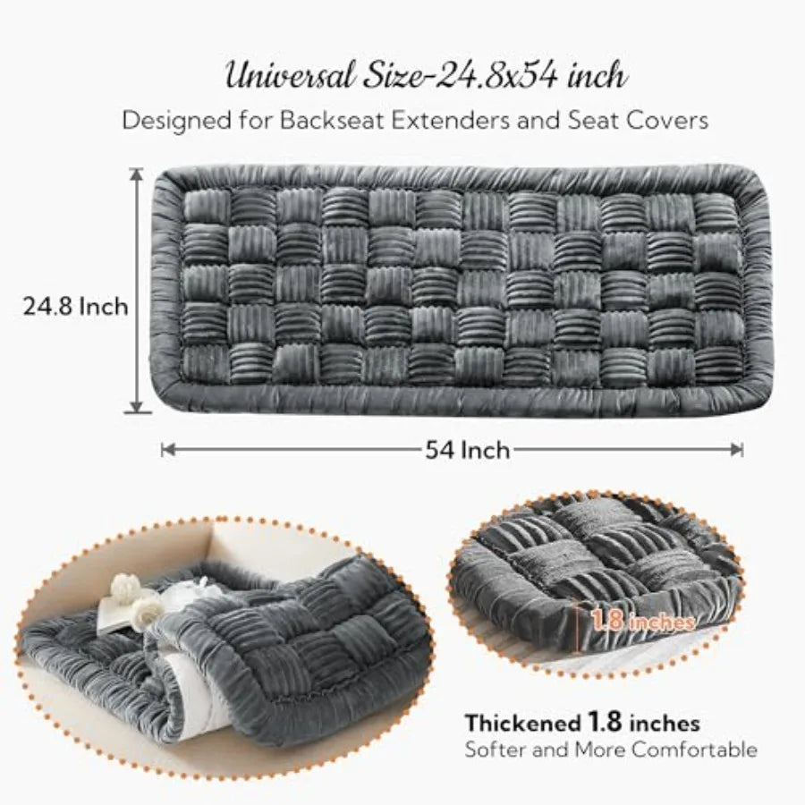Backseat Pet Bed Mat for Car Non Slip Travel Dog Seat Cover