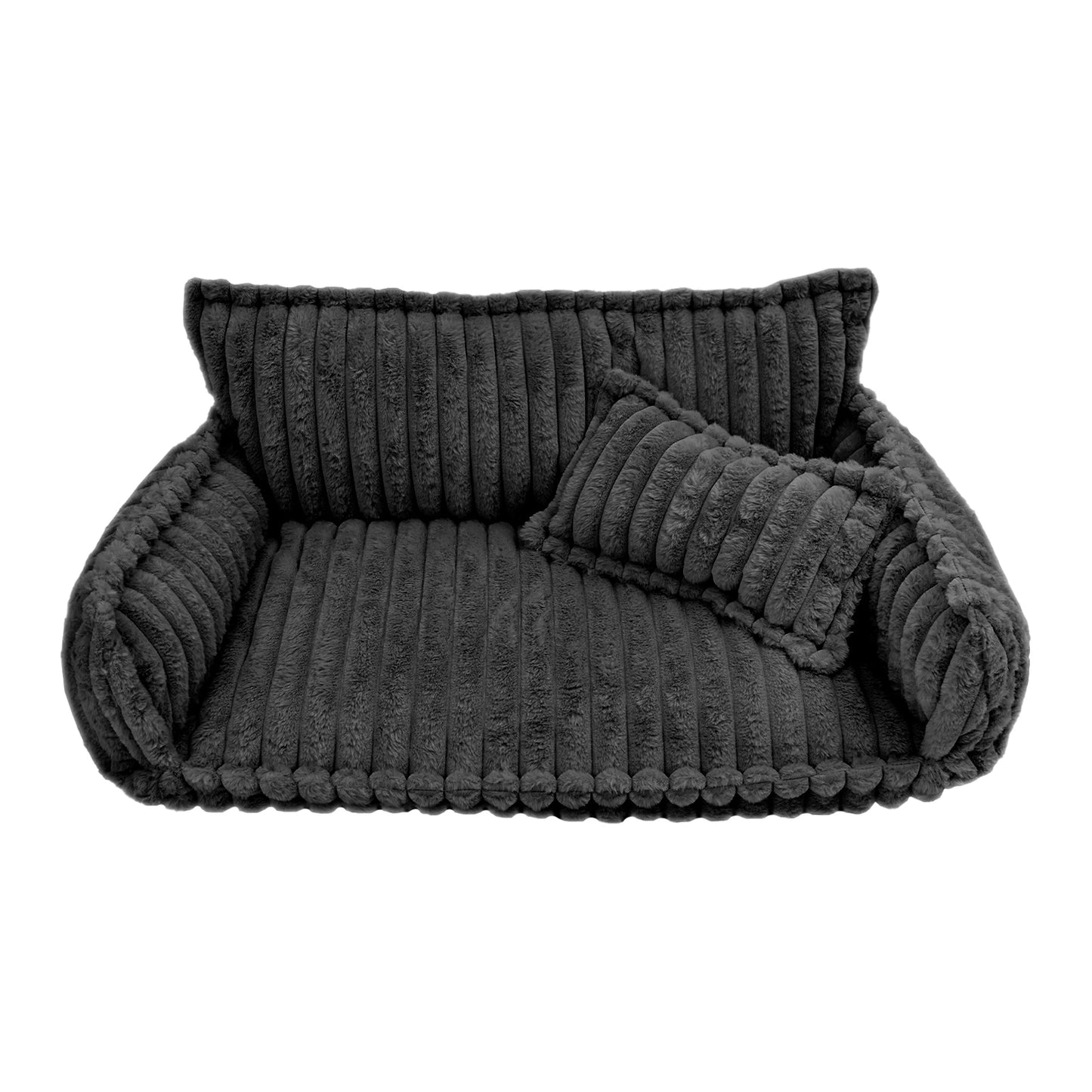 Pet Couch With Removable Washable Cover Plush Bed For Cats And Dogs