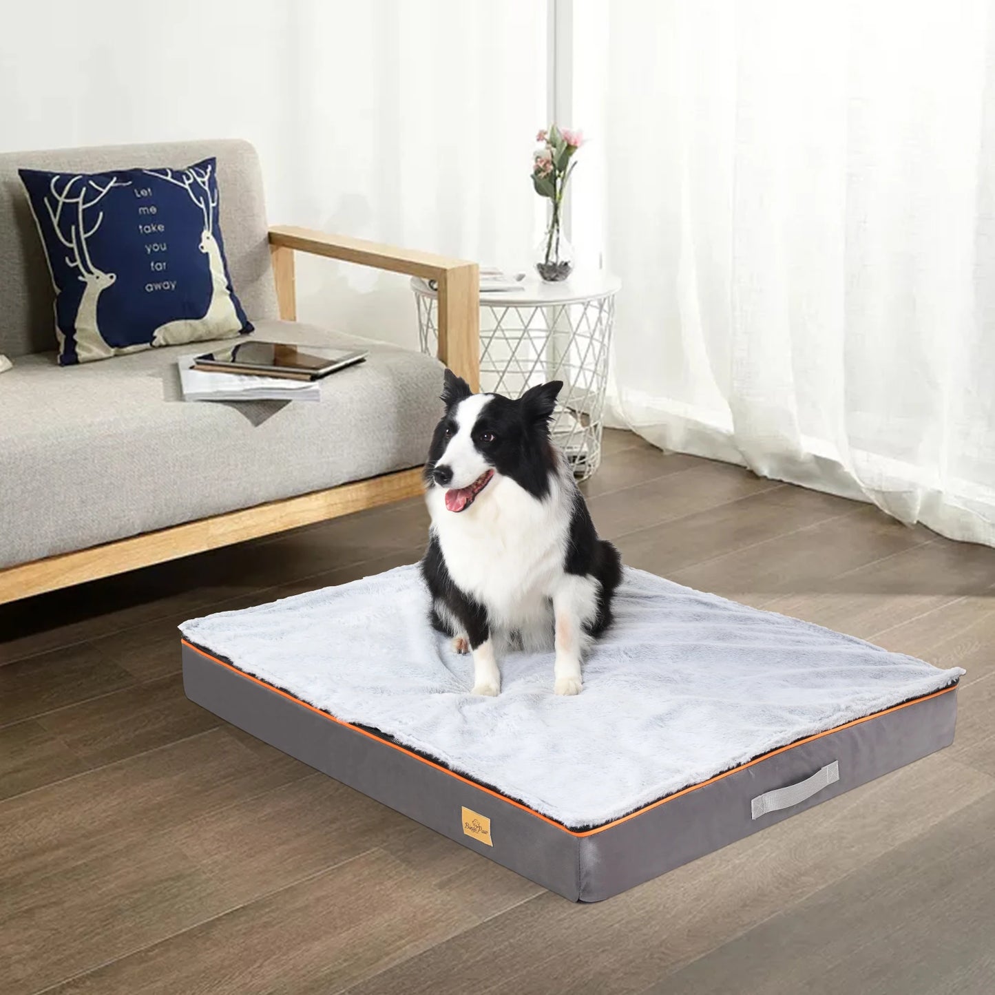 BINGOPAW Orthopedic Dog Bed With Washable Cover For Pets