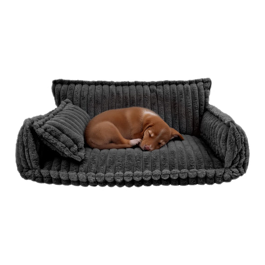 Pet Couch With Removable Washable Cover Plush Bed For Cats And Dogs