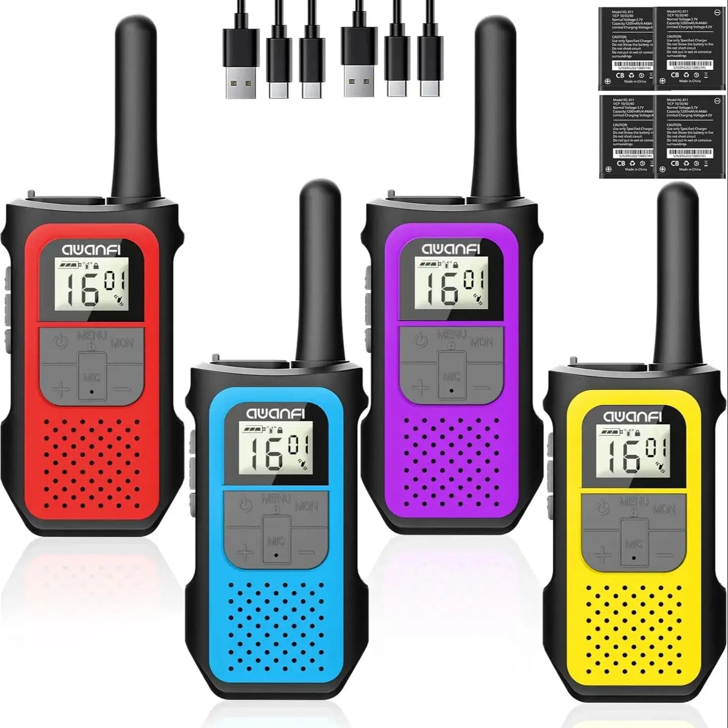 AWANFI Long-Range Walkie Talkies for Adults and Kids VOX