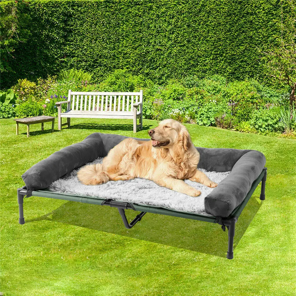 BINGOPAW Elevated Pet Bed for Dogs and Cats Indoor Outdoor