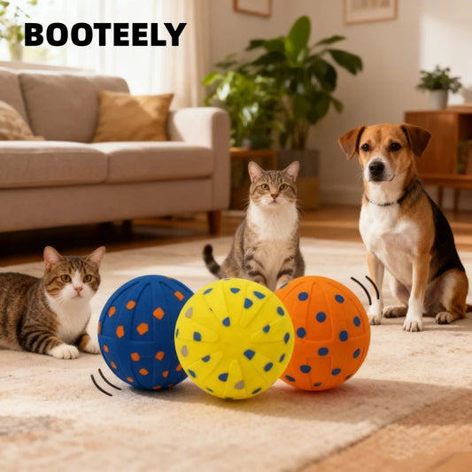 Booteely Dog Toy Interactive Ball With Automatic Jumping