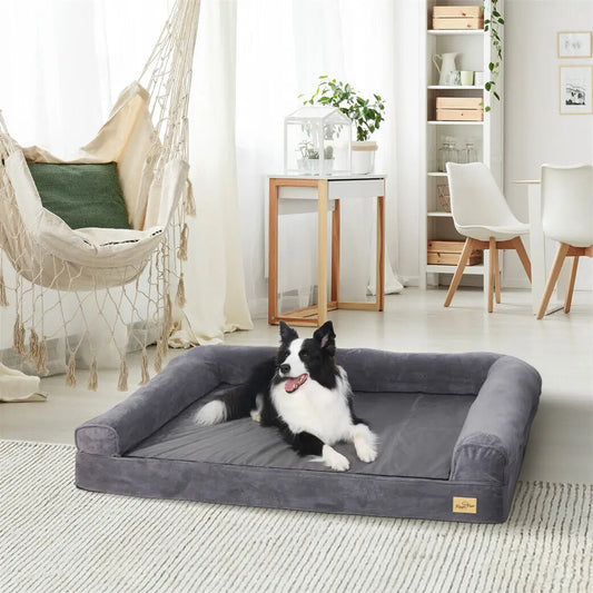 BINGOPAW Orthopedic Dog Bed With Removable Cover Cushion