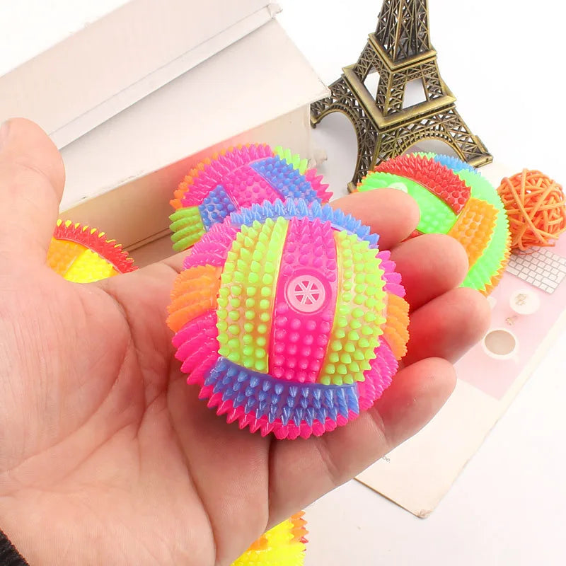 Glowing LED Ball Dog Toy for Puppies and Cats Interactive