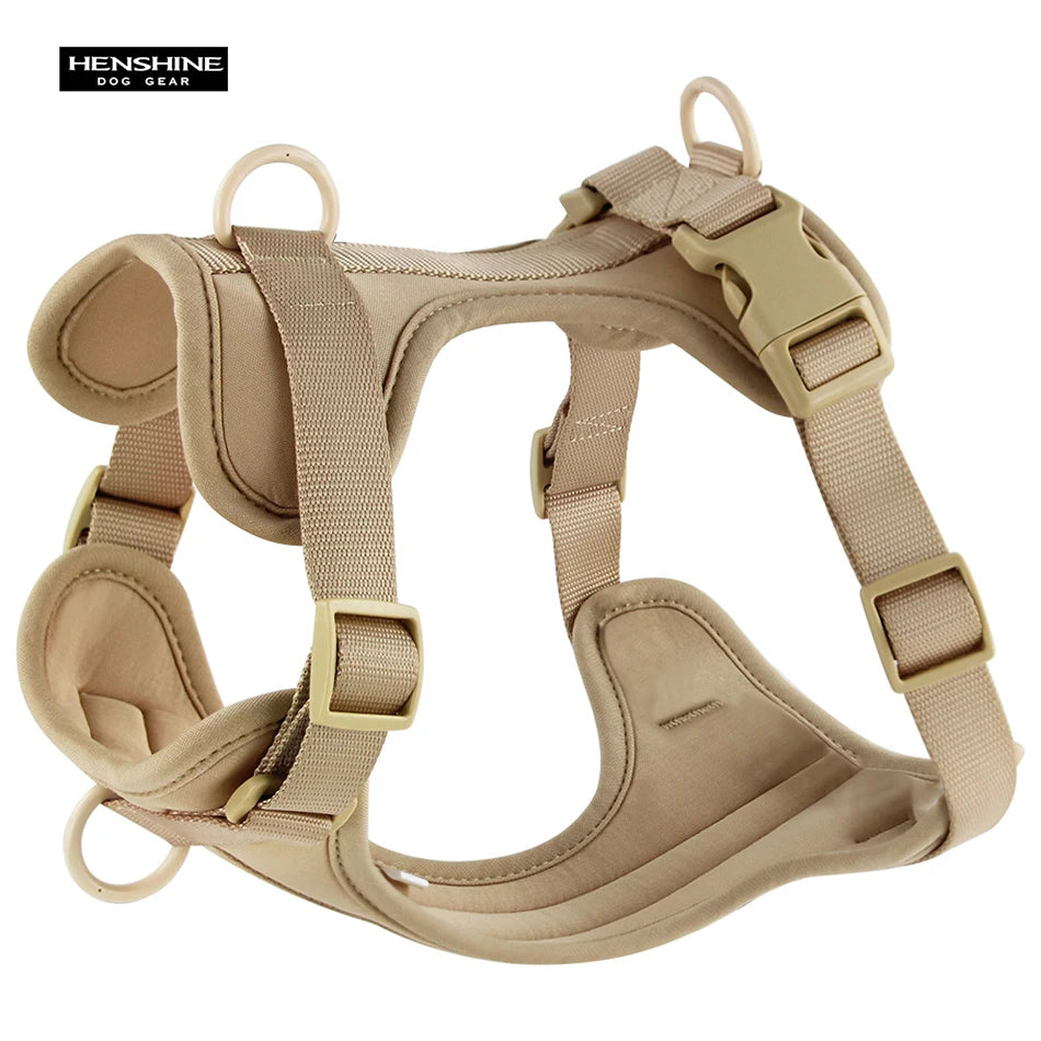 Double Dog Harness And Leash Set PVC Comfort Breathable Adjustable Chest Strap