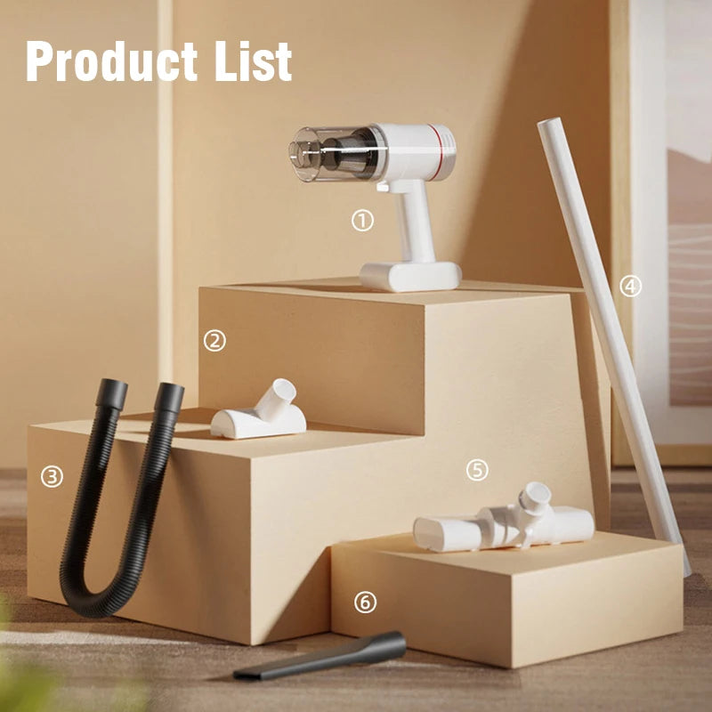 EAFC Handheld Car Vacuum Cleaner 14000PA 7000PA Wireless Suction