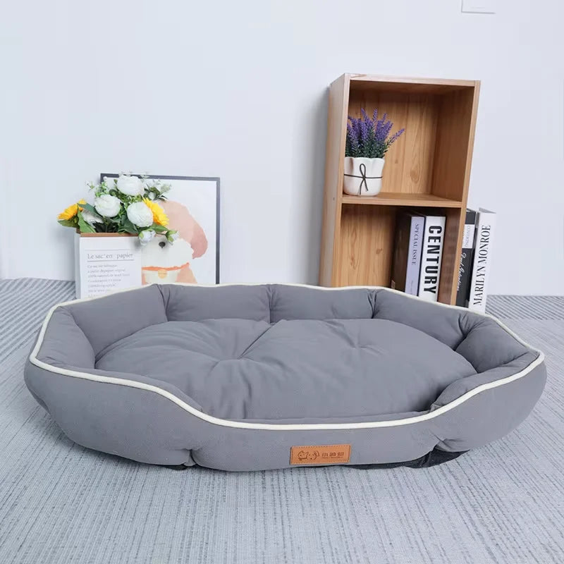 Pet Corduroy Sofa Bed Dogs Cats Cushion Mat Cozy Deluxe