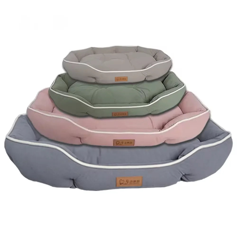 Pet Corduroy Sofa Bed Dogs Cats Cushion Mat Cozy Deluxe