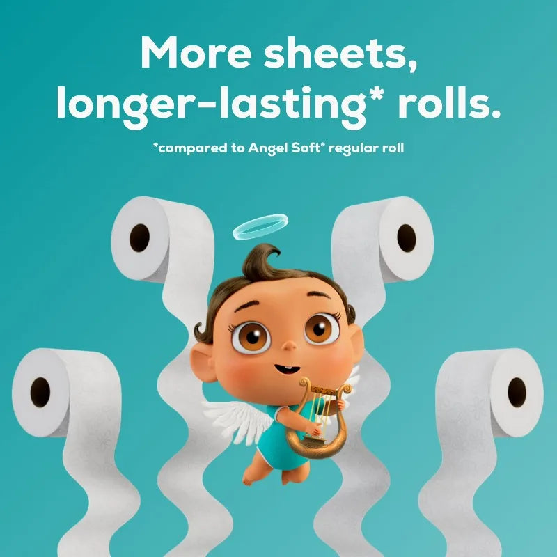 2-Ply Toilet Paper, 12 Mega Rolls, 320 Sheets Per Roll