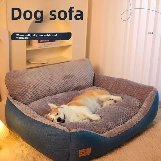 Durable Washable Dog Bed Bite Resistant All Seasons