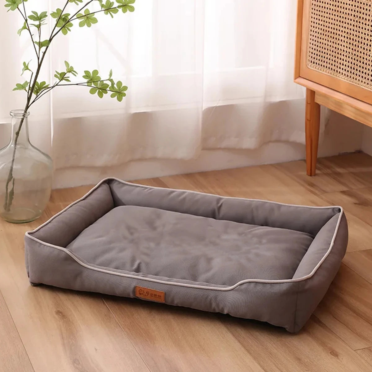 Four Season Square Dog Bed Bite Resistant Waterproof Pet House