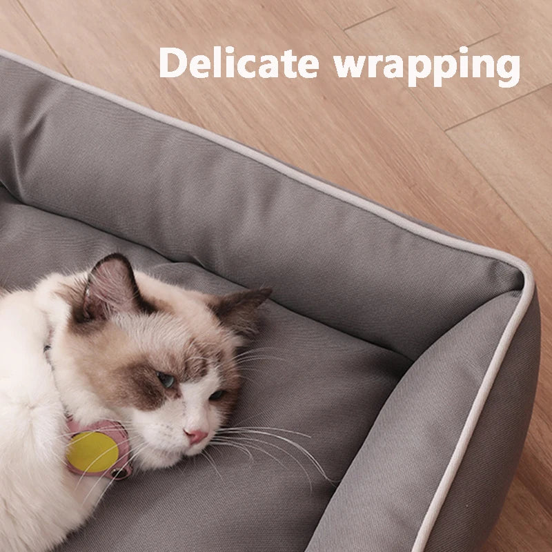 Four Season Square Dog Bed Bite Resistant Waterproof Pet House
