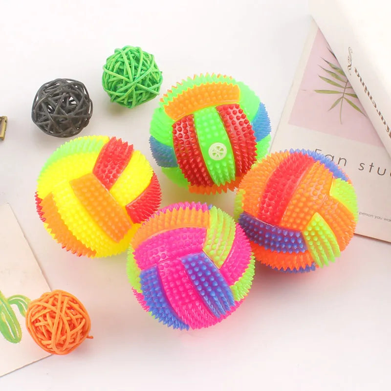 Glowing LED Ball Dog Toy for Puppies and Cats Interactive