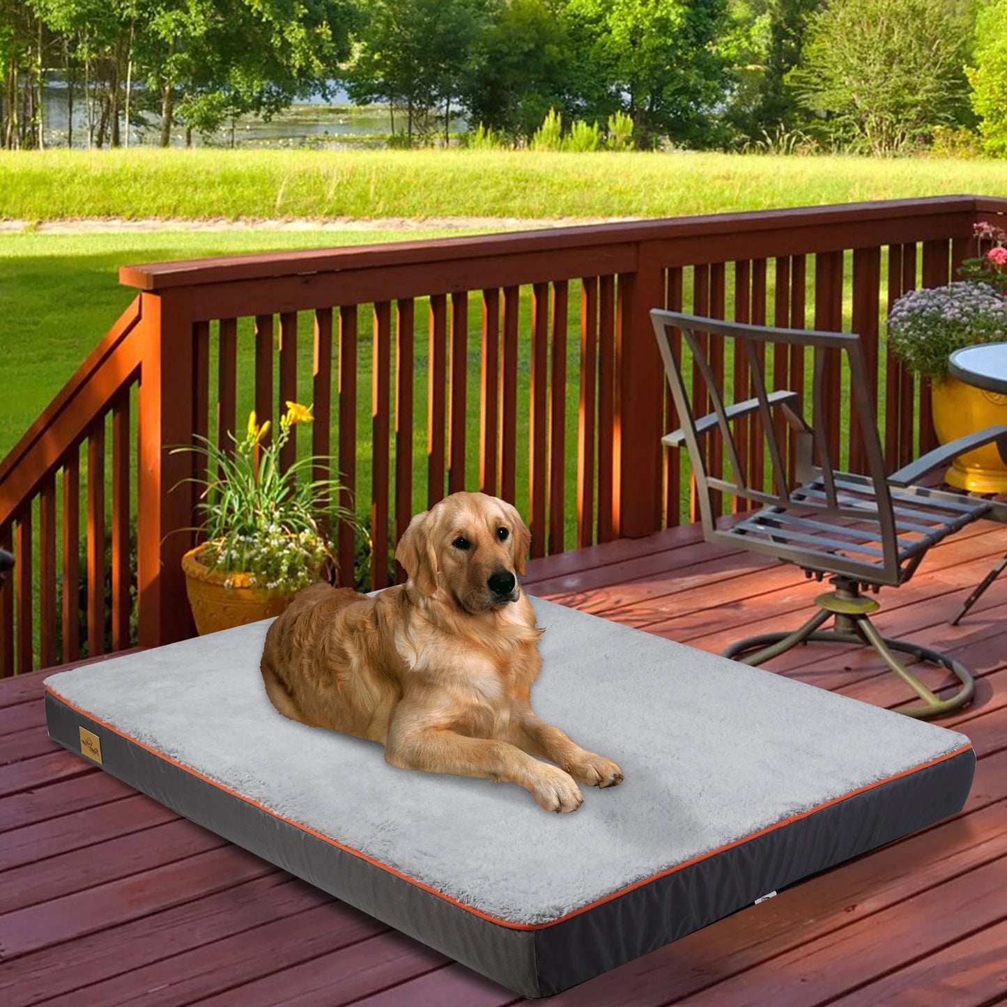 BINGOPAW Orthopedic Dog Bed With Washable Cover For Pets