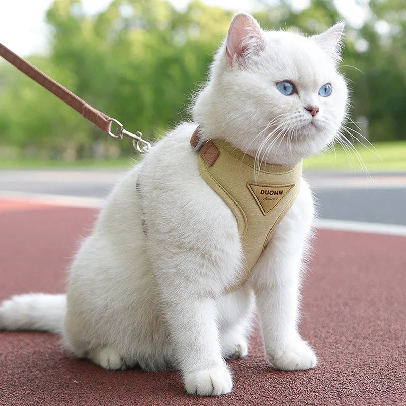 Breathable Puppy Harness And Leash Set For Dogs Cats