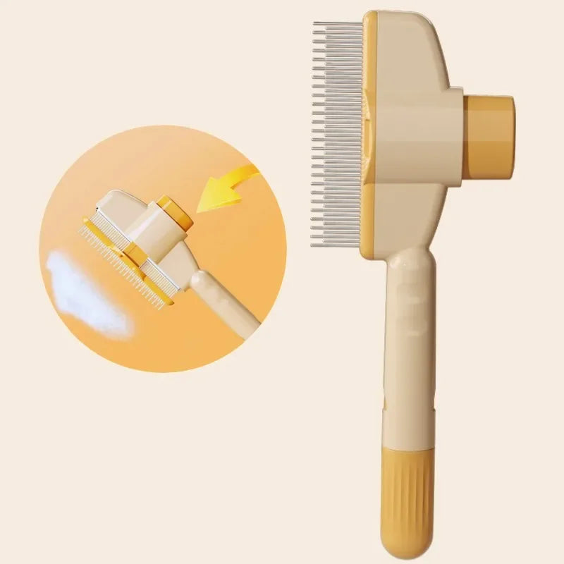 Dog Grooming Self Cleaning Comb Brush For Pets Grooming Essentials