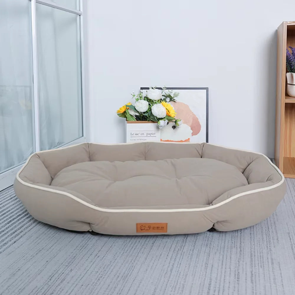 Pet Corduroy Sofa Bed Dogs Cats Cushion Mat Cozy Deluxe