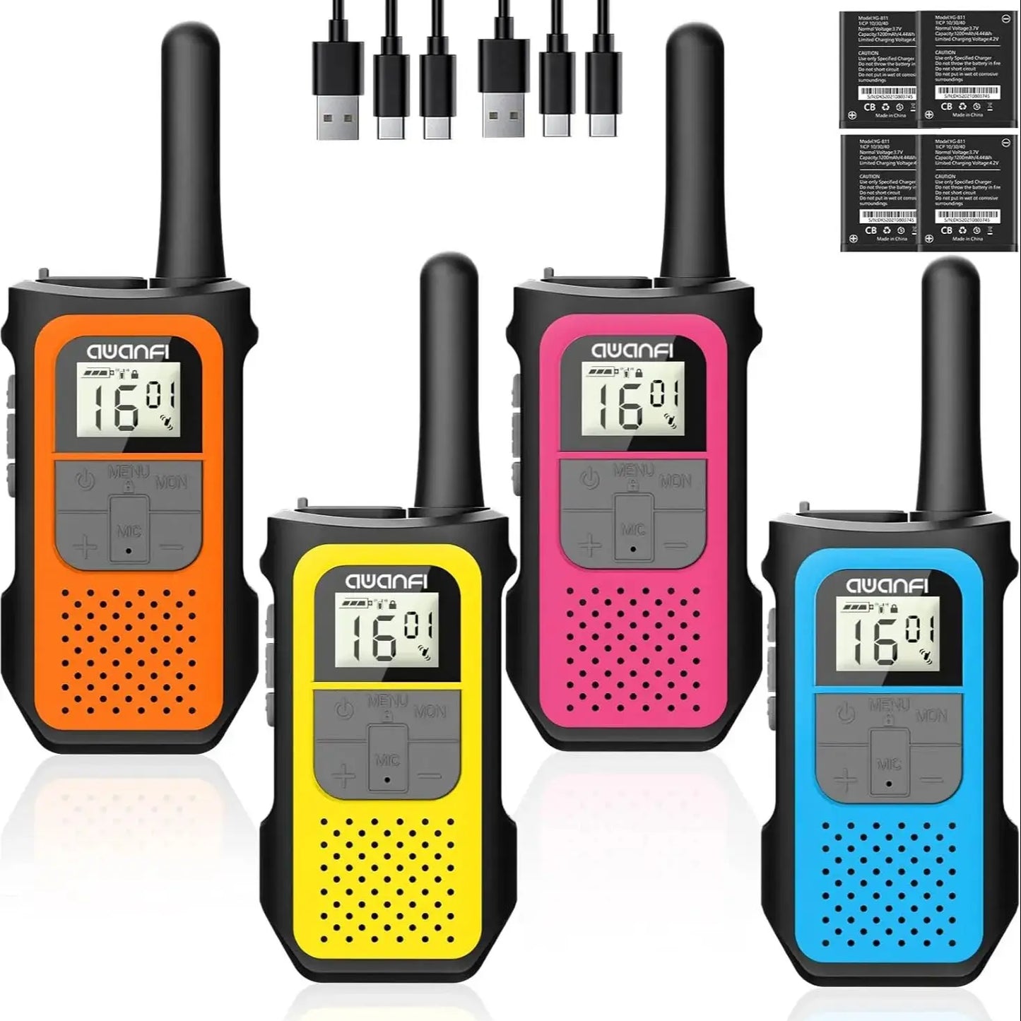 AWANFI Long-Range Walkie Talkies for Adults and Kids VOX