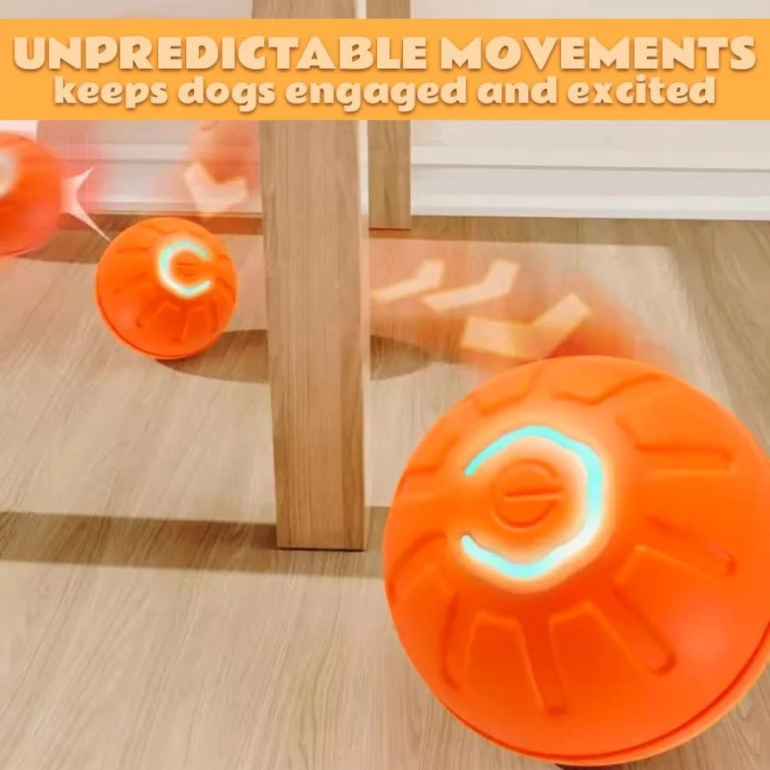 Pet Gravity Ball Toy for Dogs and Cats Plastic Bouncing Ball