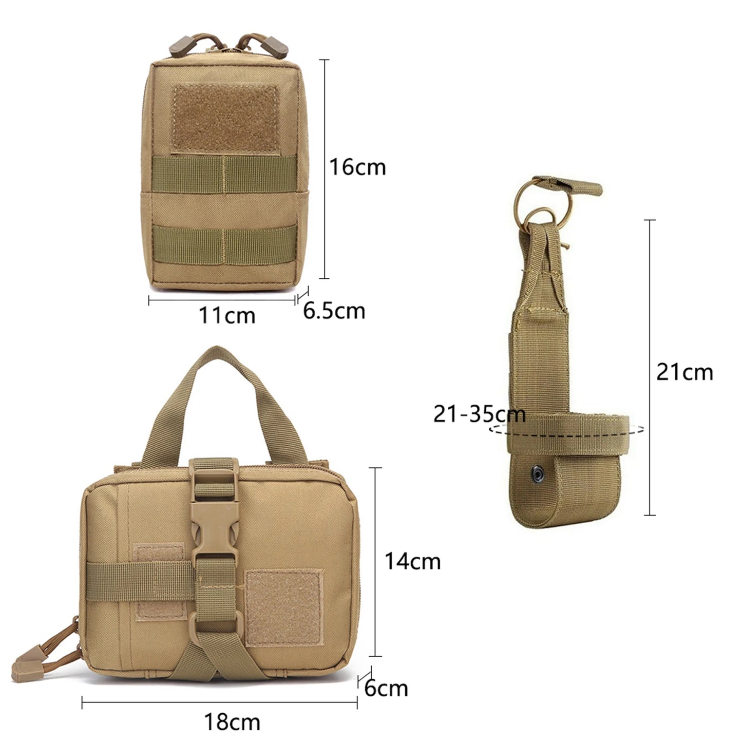 Nylon Tactical Dog Harness With Molle Pouches For Training And Walking