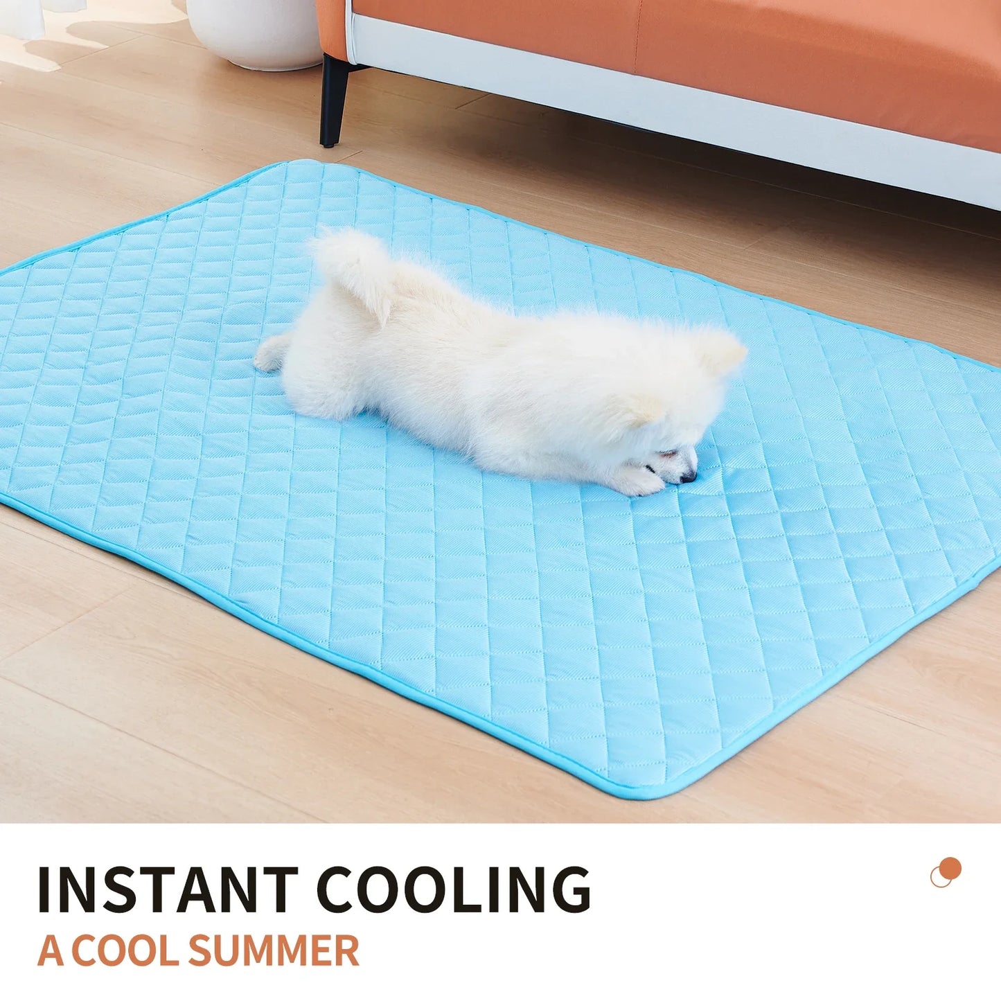 Dog Cooling Bed Mat Breathable Washable Pet Pad For Home