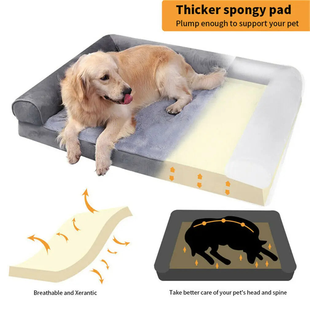 BINGOPAW Orthopedic Dog Bed With Removable Cover Cushion