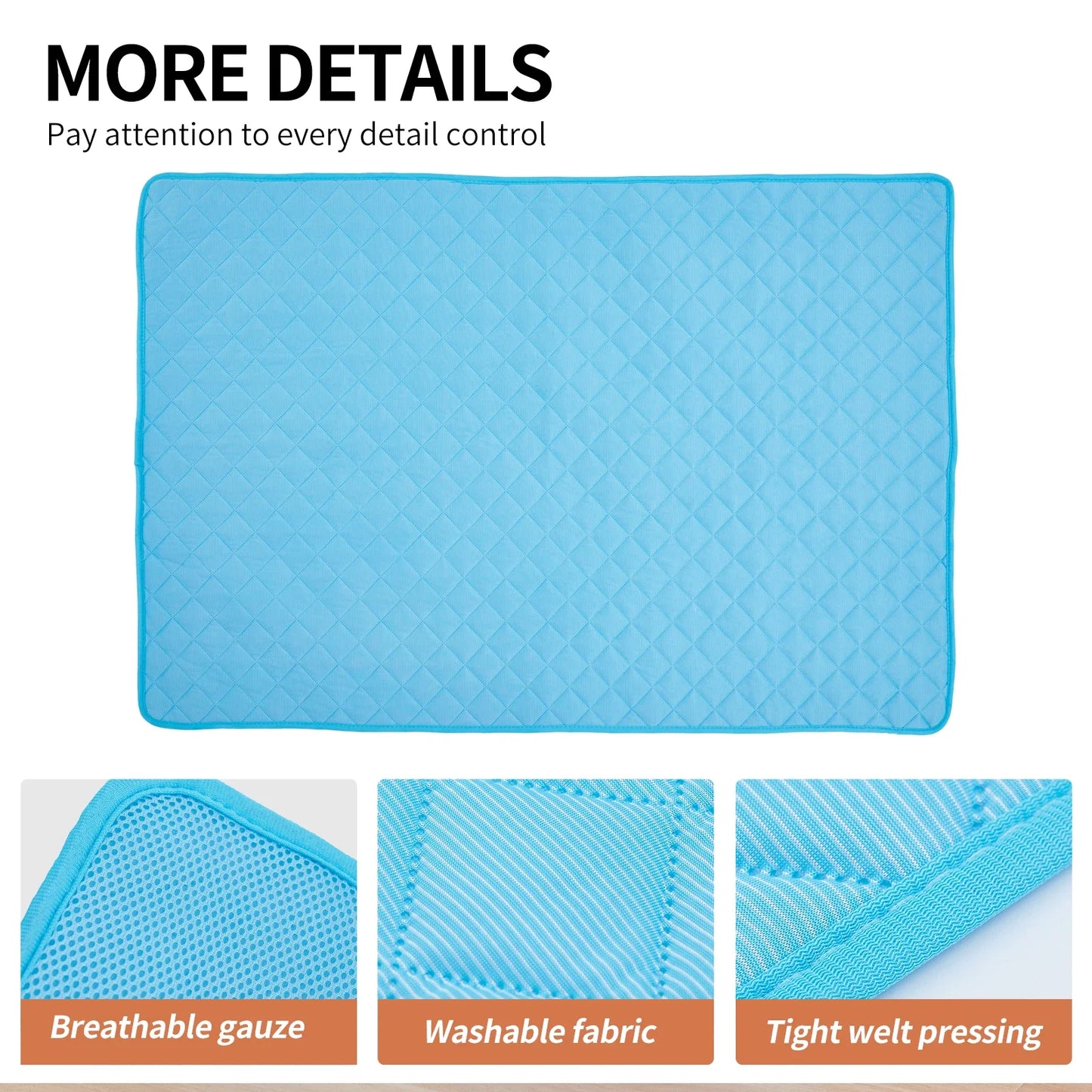 Dog Cooling Bed Mat Breathable Washable Pet Pad For Home