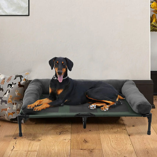 BINGOPAW Elevated Pet Bed for Dogs and Cats Indoor Outdoor