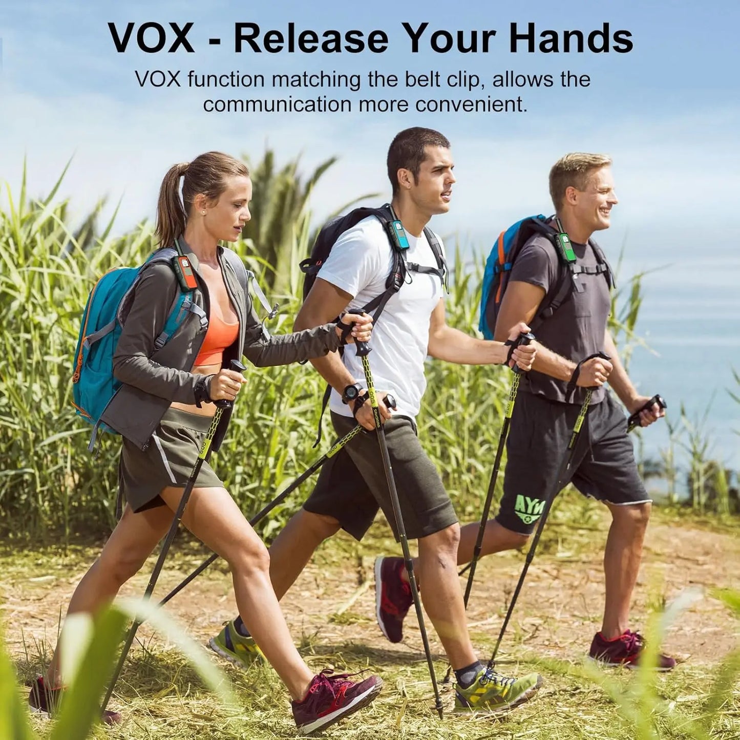 AWANFI Long-Range Walkie Talkies for Adults and Kids VOX